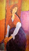 Amedeo Modigliani Portrait of Jeanne Hebuterne painting